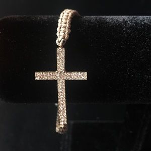 Brown Cross Rope Bracelet