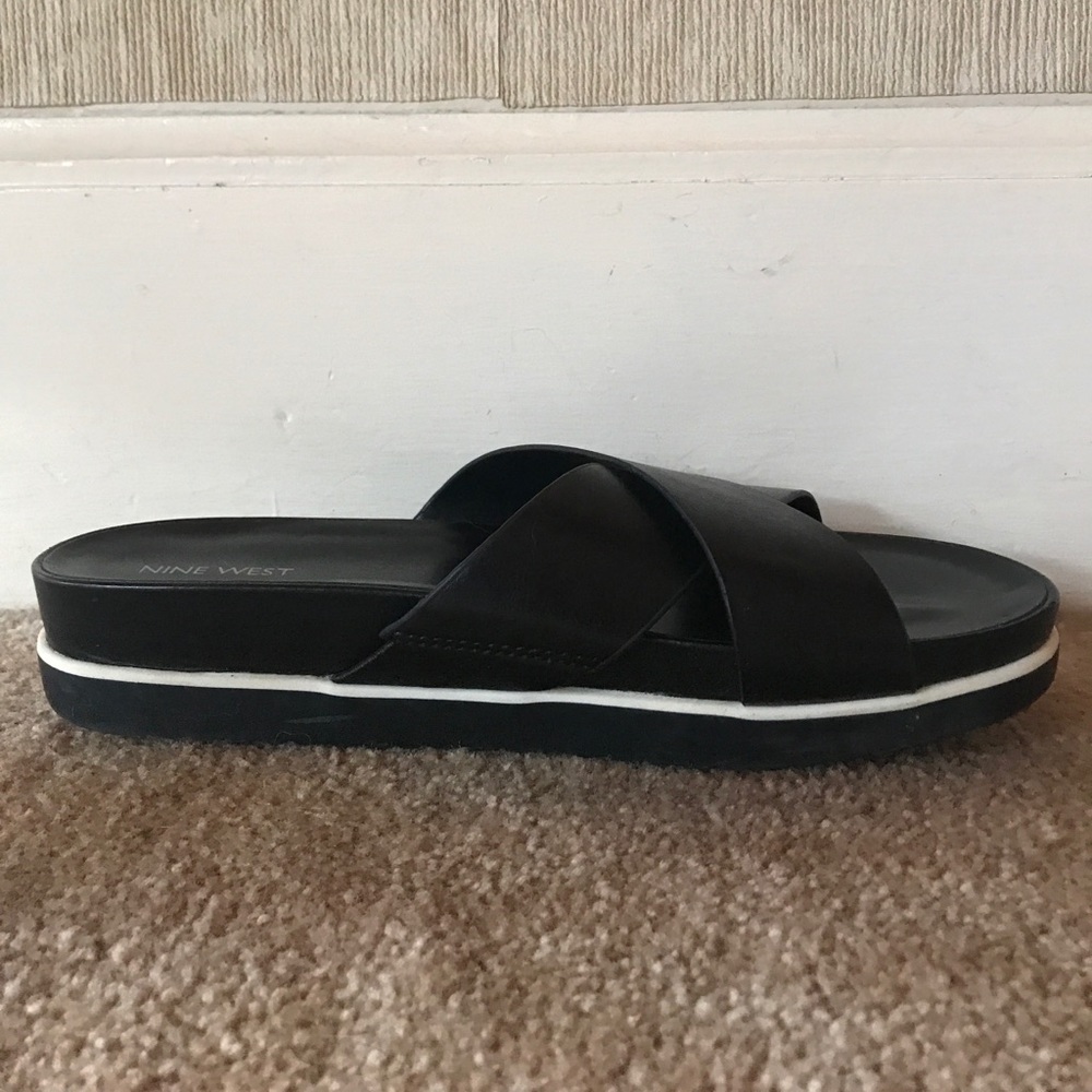 Black Nine West Sandals