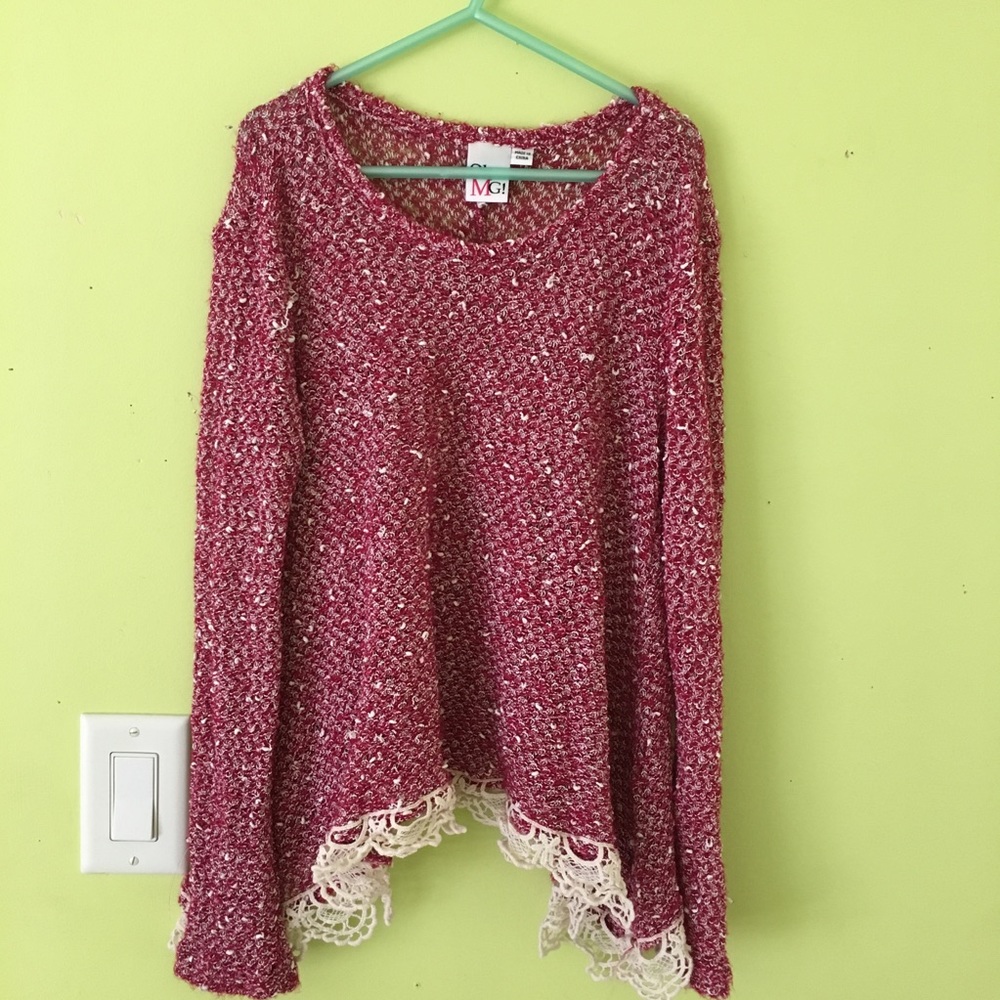 A long sleeved sweater type shirt