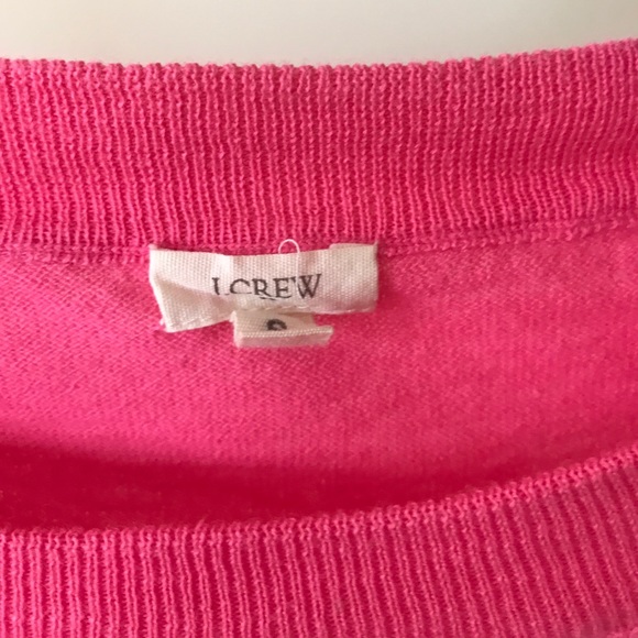 Jcrew Pink Sweater - small makeup dot on front. - Picture 3 of 3