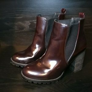 Steve Madden Oxblood Booties
