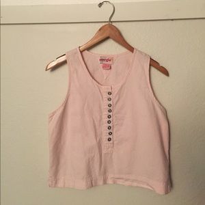 Vintage Pink Cotton Top