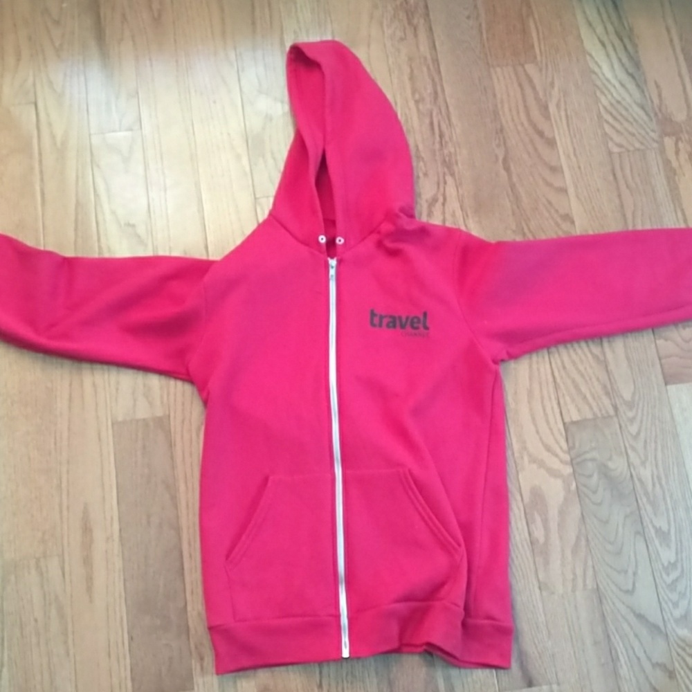 Womens red hoodie