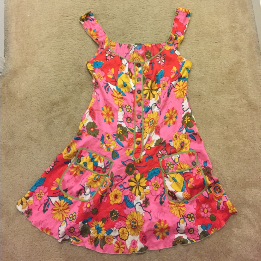 Silk free people dress