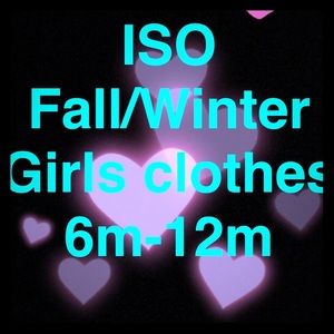 Looking for girl clothes please