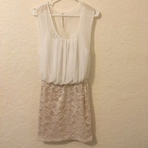 White Lace Minidress