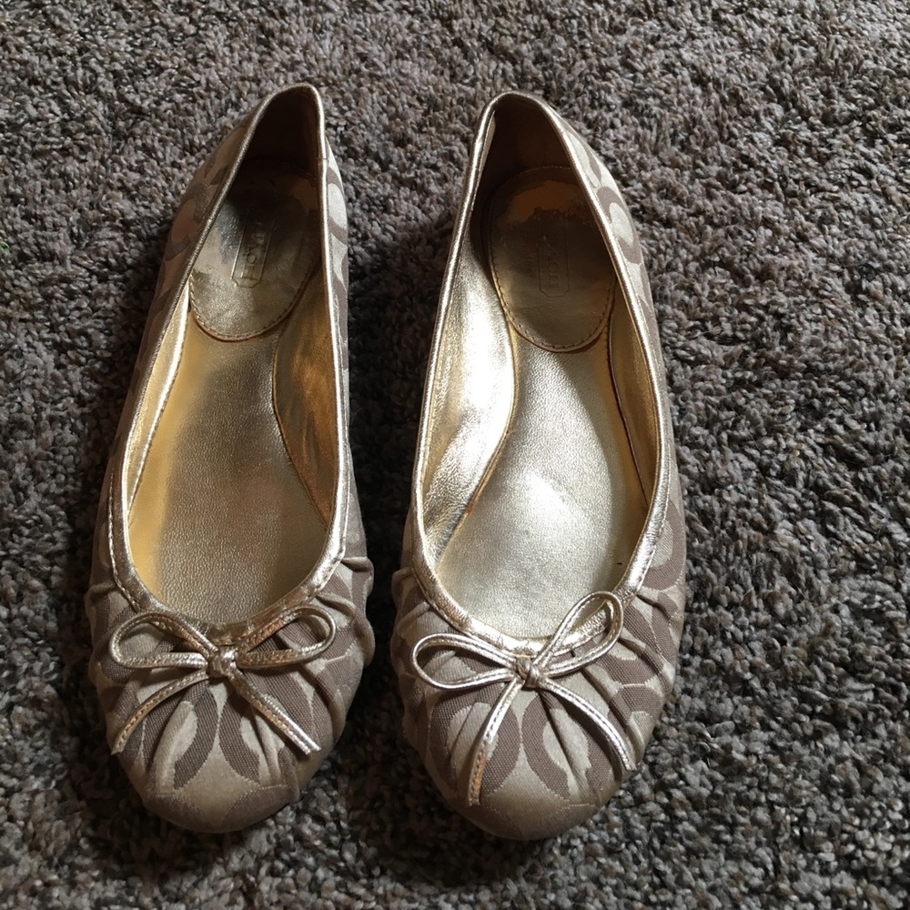 Coach ballet flats