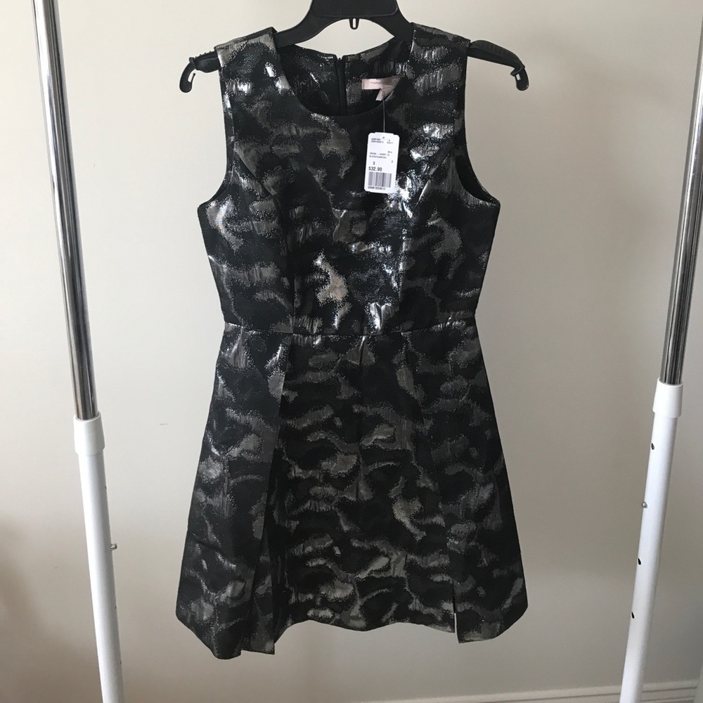 New black and silver dress