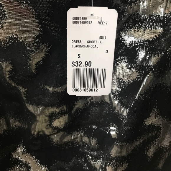 New black and silver dress - Picture 3 of 3