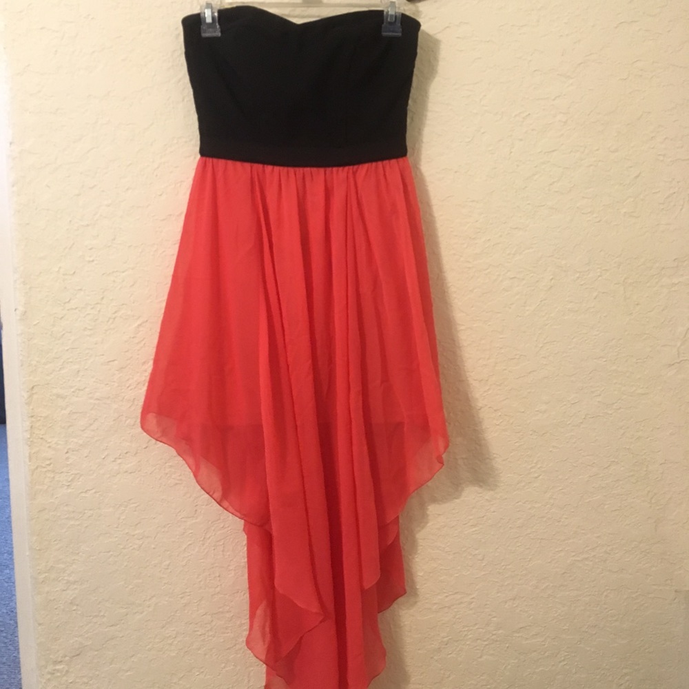 Strapless Flowing Summer Dress