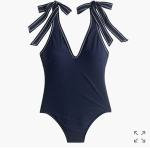 NWOT Shoulder Tie One Piece Swimsuit