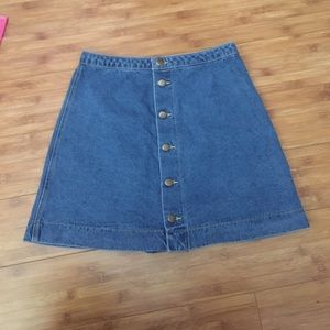 Denim skirt