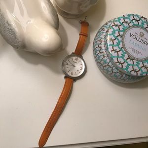 Orange Chic Fossil Watch