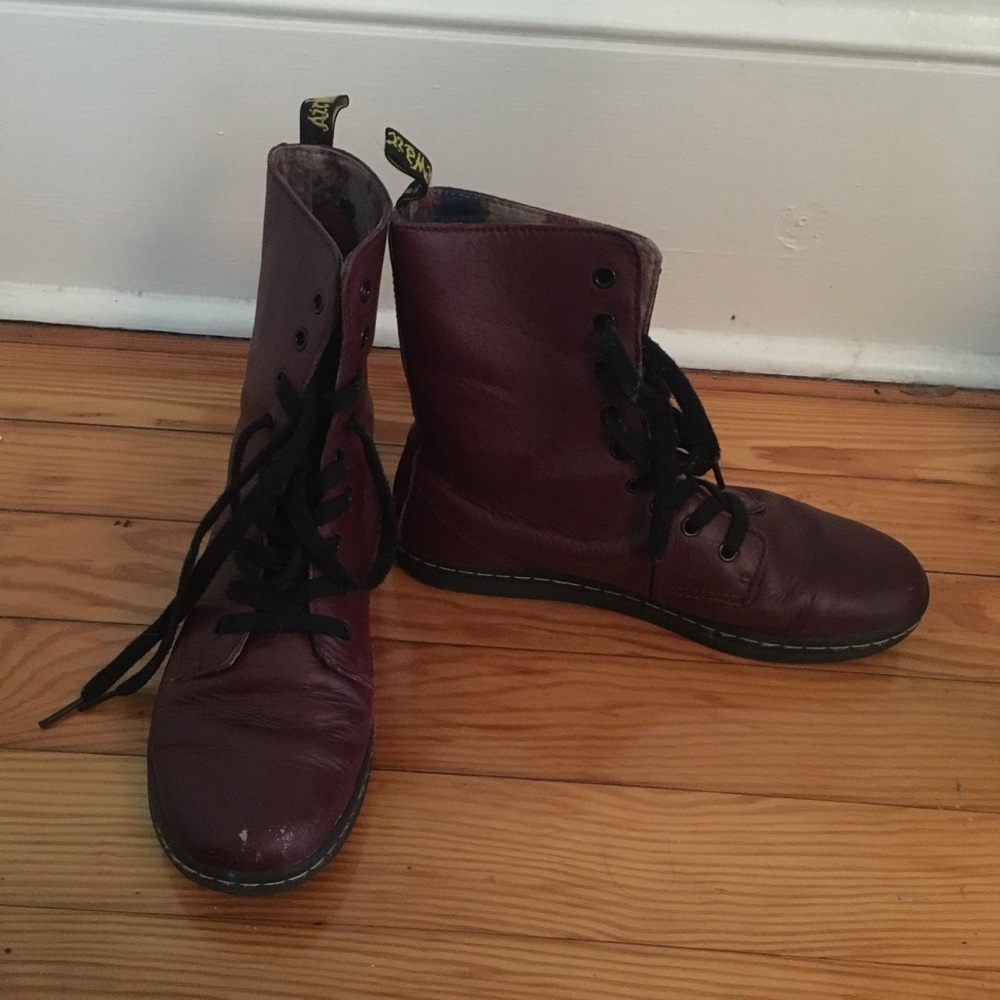 Maroon/Burgundy Doc Martens