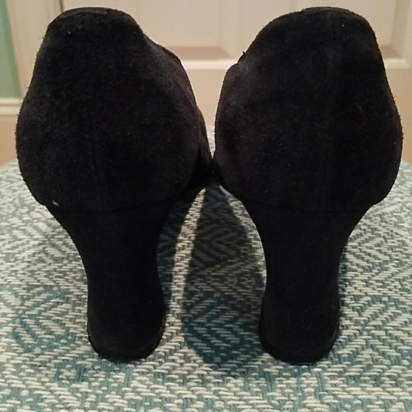 VINTAGE MONDI BLUE SUEDE SHOES - Picture 5 of 6