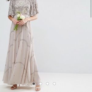 ASOS Flutter Sleeve Maxi