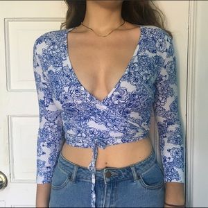 American Apparel Wrap Shirt