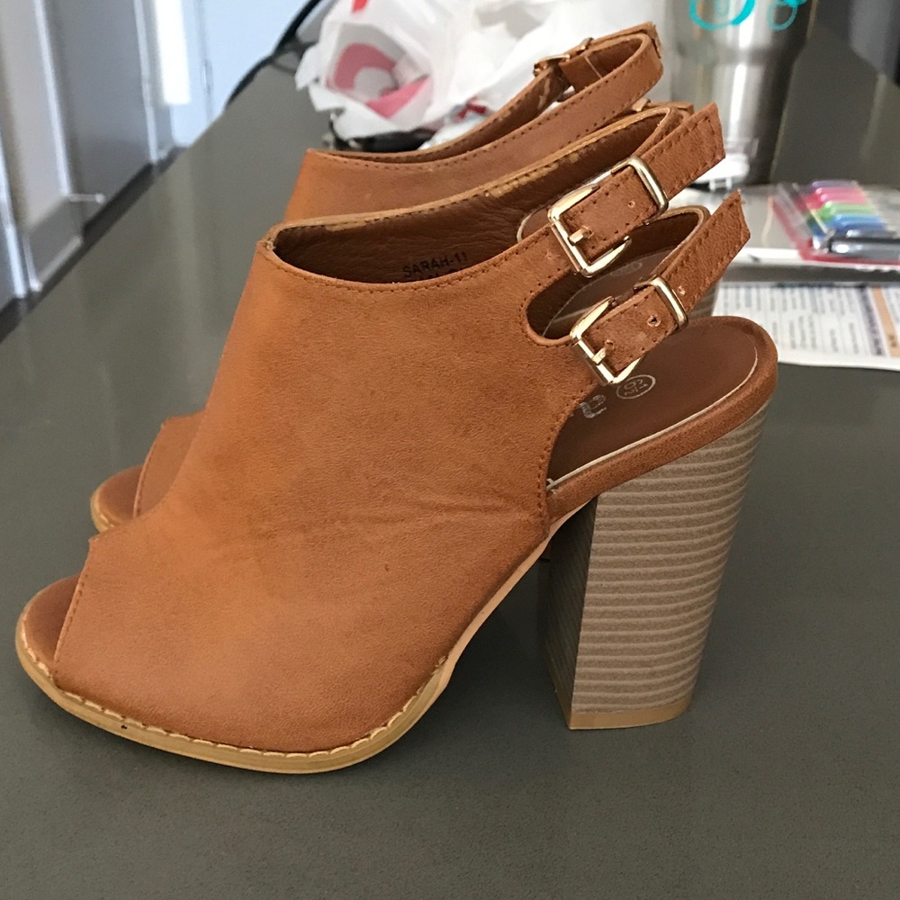 Brown heels