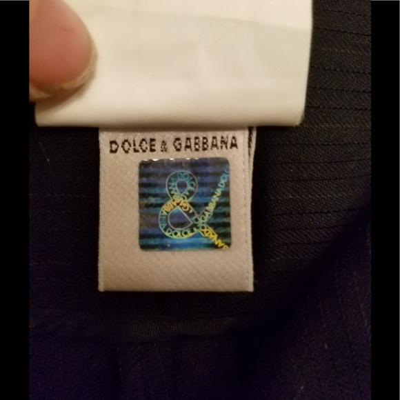 D&G high waisted pin striped elegant pants - Picture 7 of 8