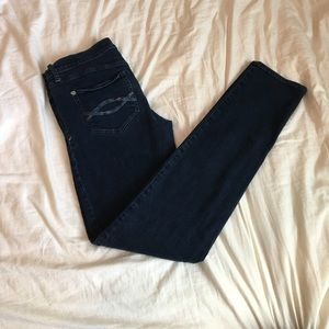 Dark denim jeans | size 6 stretch