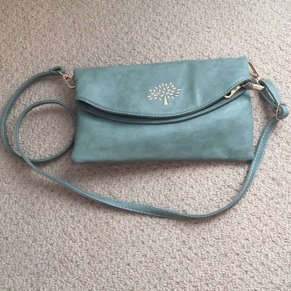 Sage green crossbody