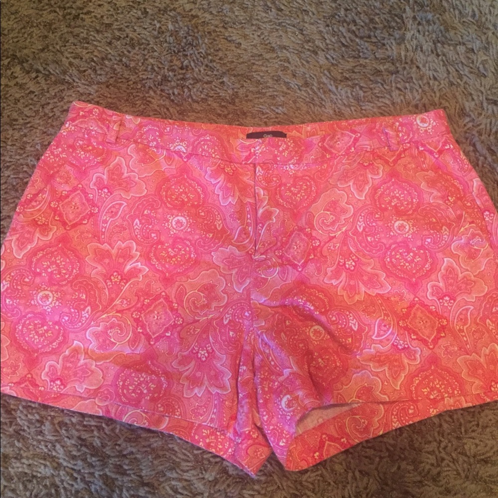 Gap paisley shorts. Size 8.