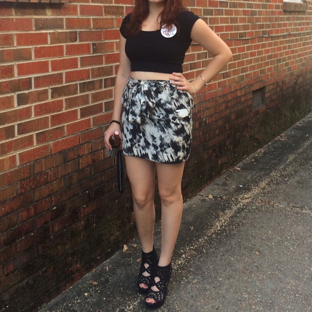 Black and White skirt