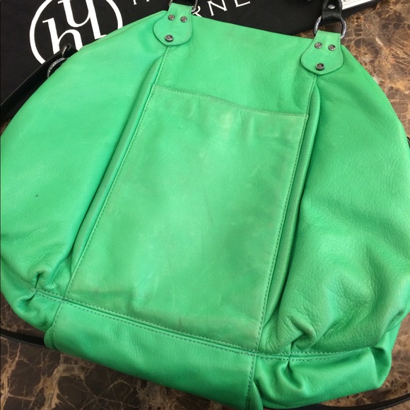 Hayden Harnett All Day Satchel Lawn Green - Picture 3 of 7