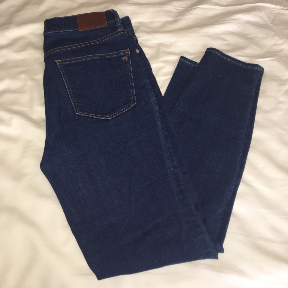 Madewell high riser skinny jeans