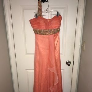 Orange Clarisse Prom Dress