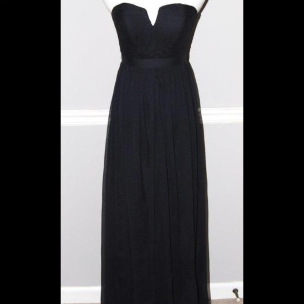 J crew Nadia long dress - Newport navy, 4P