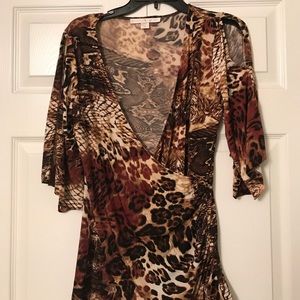 Flattering open shoulder top