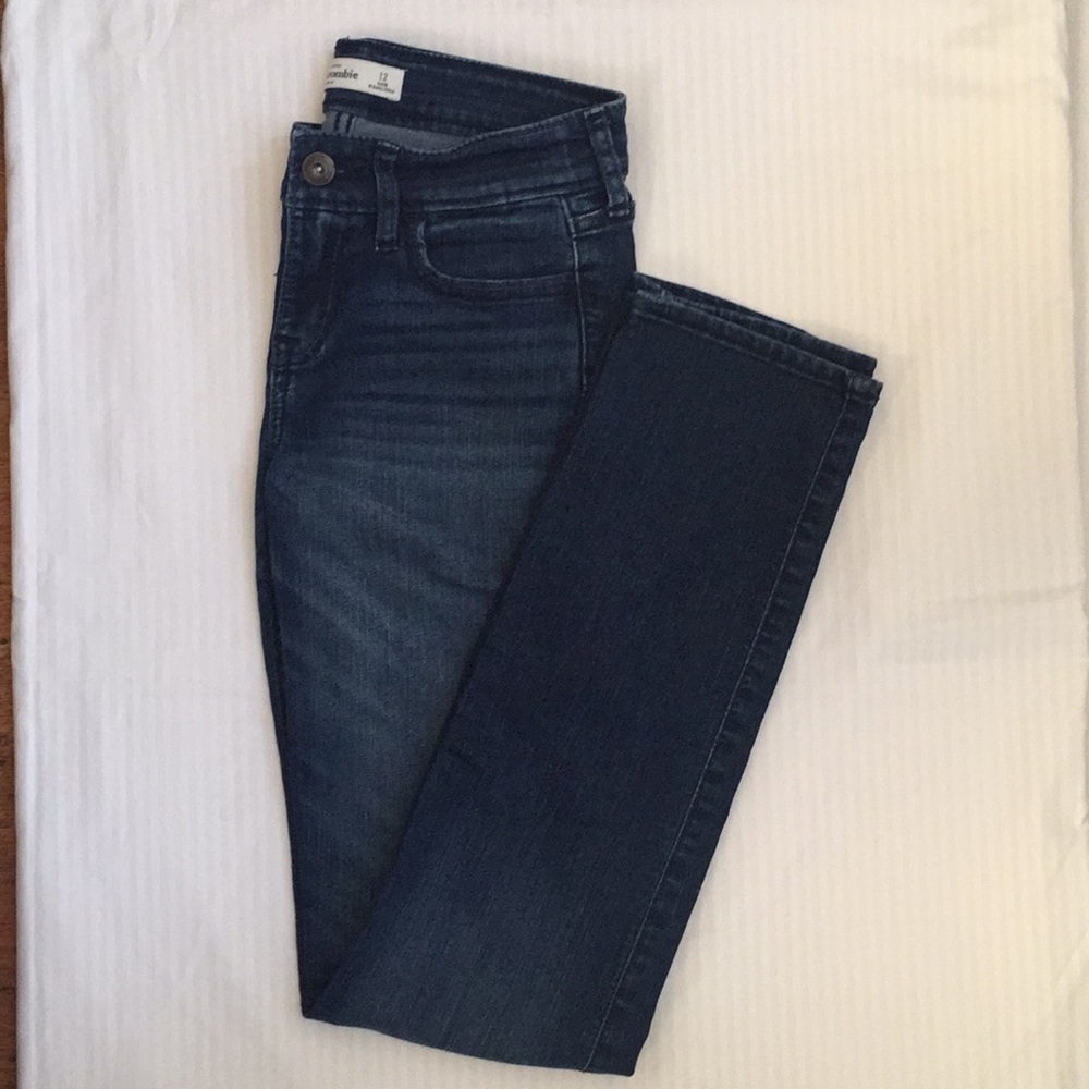 NWOT Skinny Abercrombie Kids Dark Wash Jeans