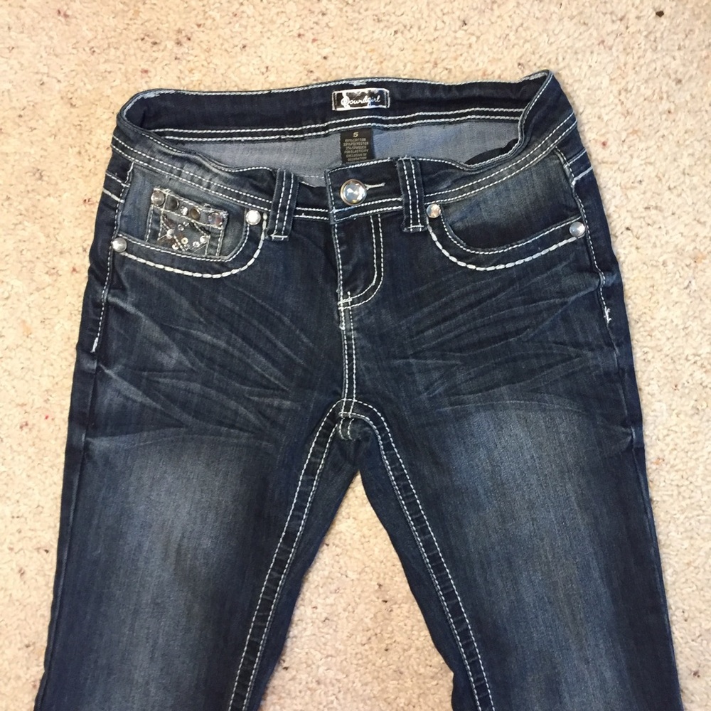 Bedazzled Dark Jeans