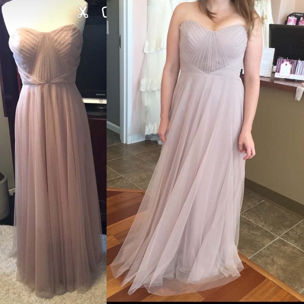 WATTERS Bridesmaids DRESS Long Chiffon Topaz 4505