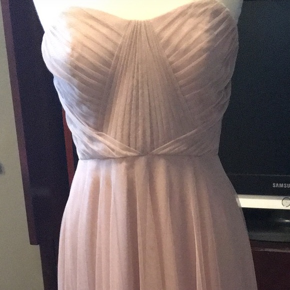 WATTERS Bridesmaids DRESS Long Chiffon Topaz 4505 - Picture 2 of 3