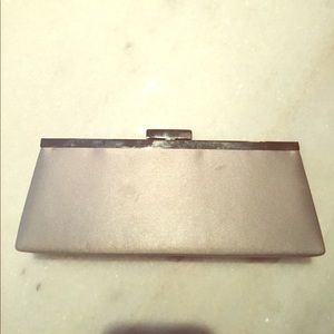 Silver purse with chain