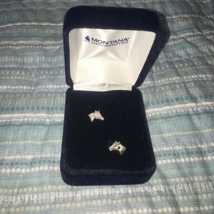 Montana silversmiths horse earrings