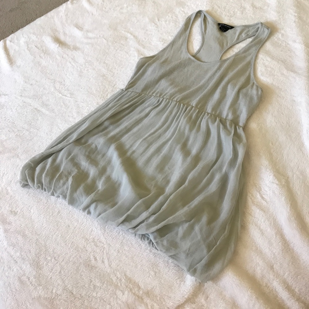 Club Monaco Seafoam Chiffon Bubble Top