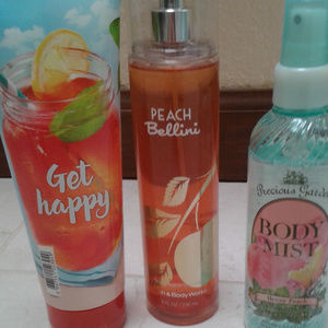 Peach Body Spray  Bundle Bath and Body works