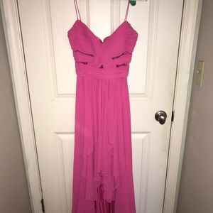 Pink prom dress