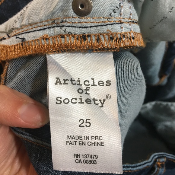 Articles of Society Skinny Jeans - Sz 25 NWOT - Picture 3 of 4