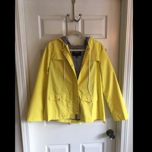 American Eagle yellow Rain Jacket