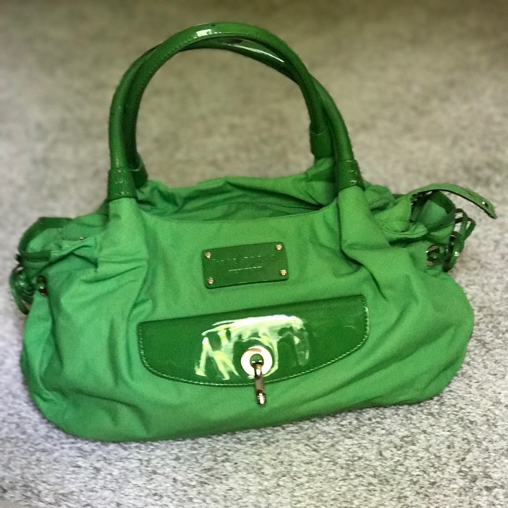 Kate Spade Green Nylon handbag!