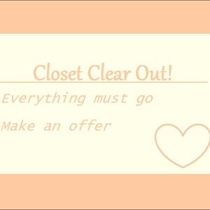 Closet Clear Out