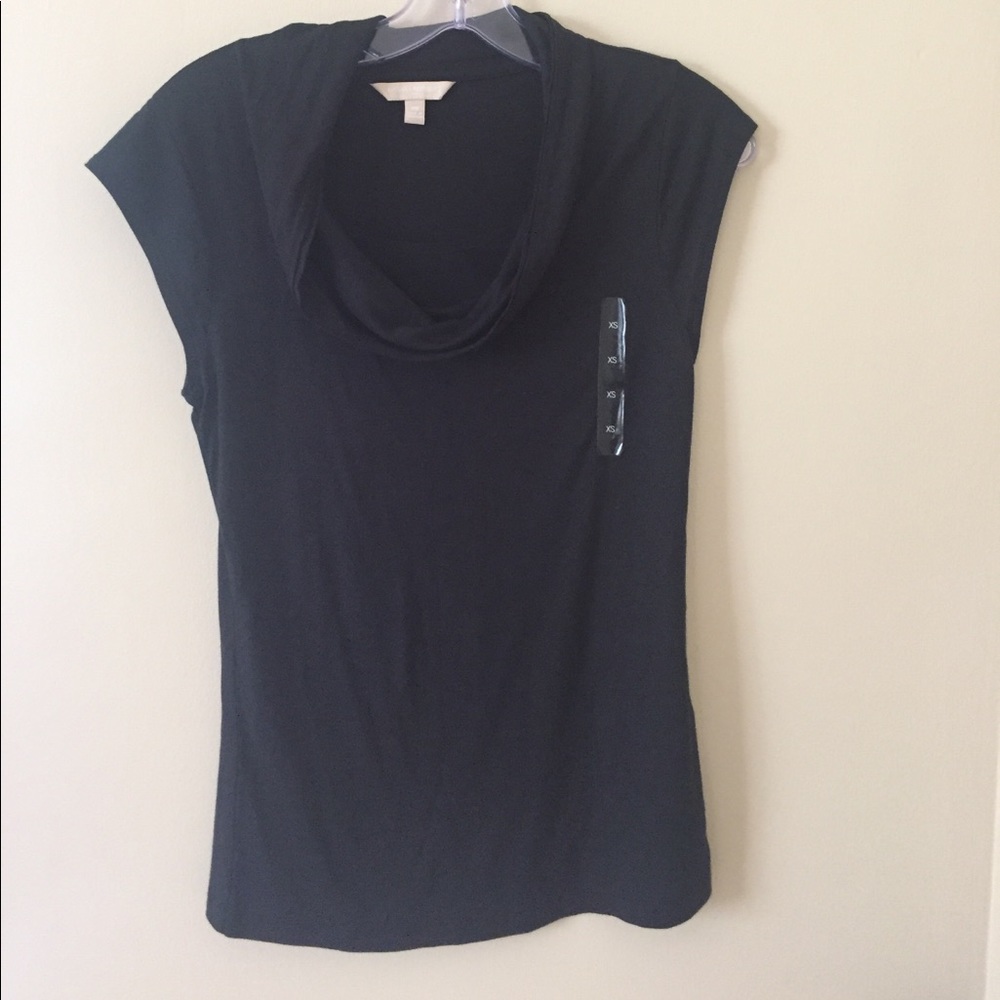 Banana Republic short-sleeve, cowl-neck top.  New.