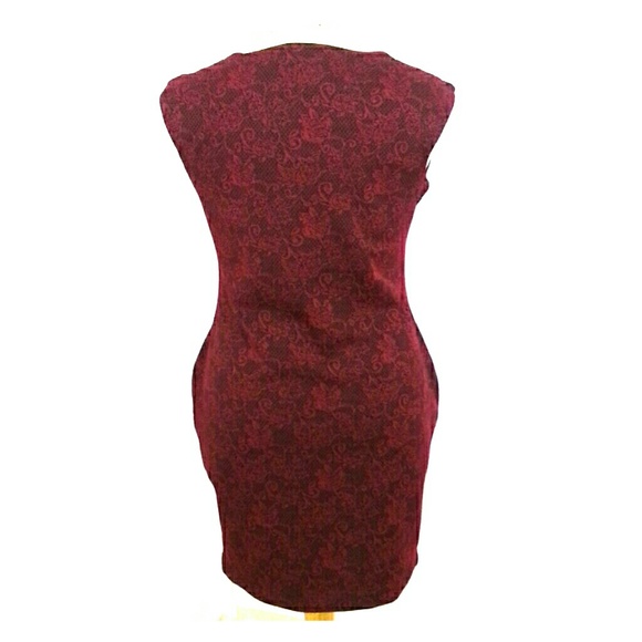 FOREVER 21 Beautiful Burgundy Dress. NWT - Picture 3 of 5