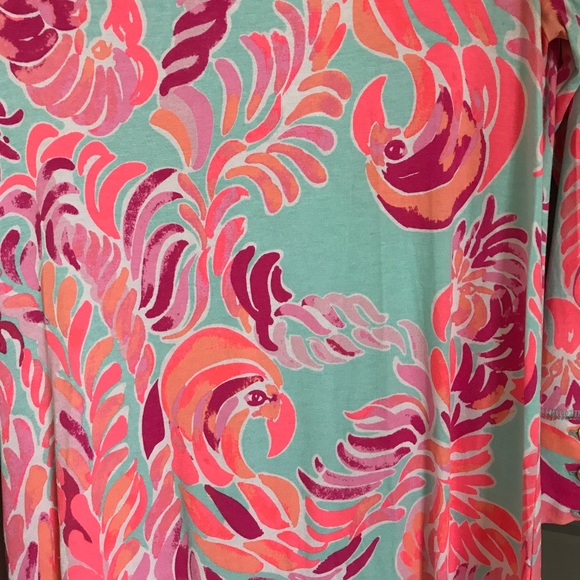 Lilly Pulitzer UPF Sophie Flamingo Dress xs - Picture 2 of 3