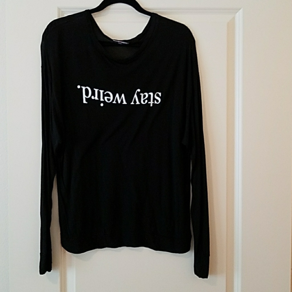 Brandy Melville see-thru Stay Wired Top. OS