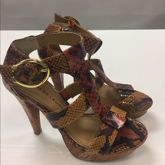 Chinese Laundry Snakeskin Sandals / Heels - Picture 2 of 5